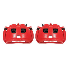 Power Stop 09-10 Dodge Ram 2500 Rear Red Calipers w/Brackets - Pair