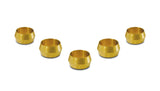 Vibrant Brass Olive Inserts 5/16in - Pack of 5