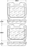 StopTech Performance 5/93-98 Toyota Supra Turbo Rear Brake Pads