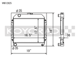 Koyo 71-74 Toyota Corolla 1.6L TE27/TE28/TS21 Manual Radiator