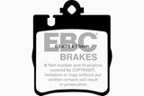 EBC 03 Mercedes-Benz C230 (W203) 2.3 Sport Yellowstuff Rear Brake Pads