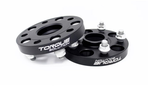 Torque Solution Forged Aluminum Wheel Spacer Subaru 56mm Hub 5x100 - 25mm