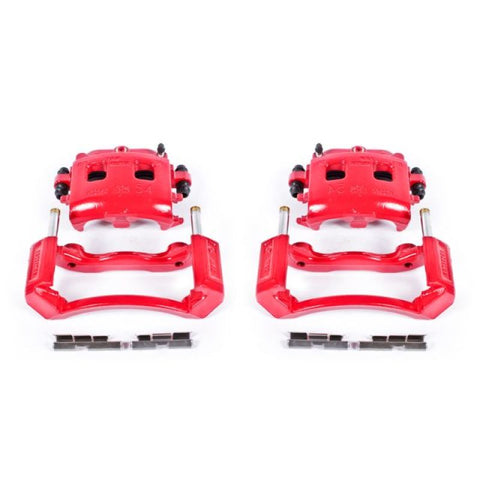 Power Stop 02-05 Dodge Ram 1500 Front Red Calipers w/Brackets - Pair