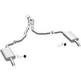 MagnaFlow 75-79 Chevy Corvette V8 5.7L Dual Split Rear Exit Stainless Cat-Back Perf Exhaust