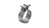 Vibrant SS Accuseal Exhaust Seal Clamp for 2in OD Tubing (1in wide band)