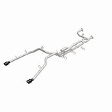 MagnaFlow 2025 Ram 1500 RHO SPEQ Series Black Chrome Cat-Back Performance Exhaust System