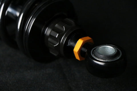 Ohlins 14-26 Harley FL Touring STX 36 Twin Blackline 13in Blk Reservoir Shocks 150lb - Max 500lb