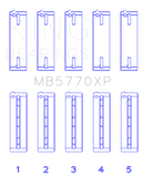 King Engine Bearings Nissan VK45DD/DE 4.5L (Size STD) Performance Main Bearing Set