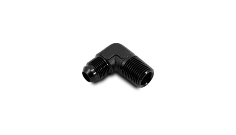 Vibrant -10AN to 1/2in NPT 90 Degree Elbow Adapter Fitting