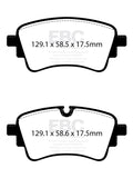 EBC 2020+ Audi A4 B9 2.0T Yellowstuff Rear Brake Pads