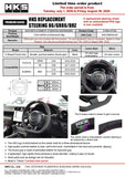 HKS Subaru BRZ ZN(D)8/ZN(C)6E Replacement Steering Wheel