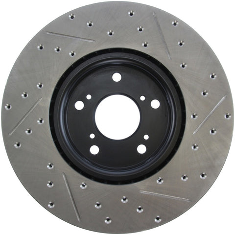 StopTech 04-08 Acura TL (Brembo Caliber) SportStop Slotted & Drilled Right Front Rotor