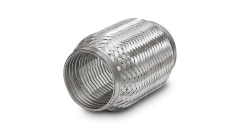 Vibrant SS Turbo FLEX Coupling with Interlock Liner 3in inlet/outlet x 6in long