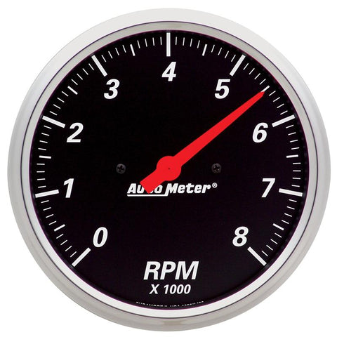 Autometer Designer Black Fuel Level Gauge 2-1/16in Electrical 70 Ohms E / 10 Ohms F - 90 Deg Sweep