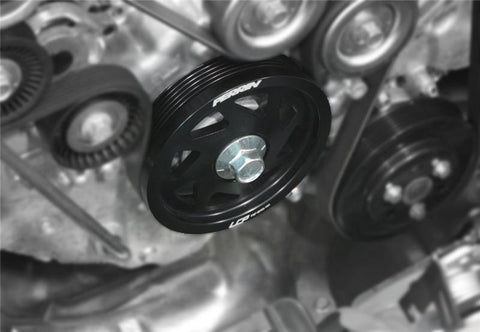 PERRIN 15-18 Subaru WRX / 13-20 BRZ / 14-18 FXT / 13-16 Crosstrek Lightened Crank Pulley - Black