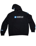 Sparco Sweatshirt Hooded WWW Blk Xlrg