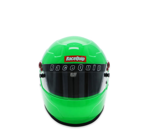 RaceQuip PRO25 SA2025 FLO GRN MED HELMET