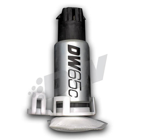 DeatschWerks 340lph DW300C Compact Fuel Pump w/ Ford Focus MK2 RS Set Up Kit (w/o Mounting Clips)