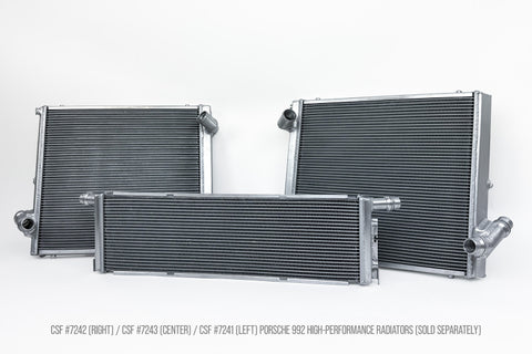 CSF 2019+ 992.1/992.2 Porsche 911(3.0LT Base/T/S/4/4S/GTS/4 GTS) High Perf Left Aluminum Radiator