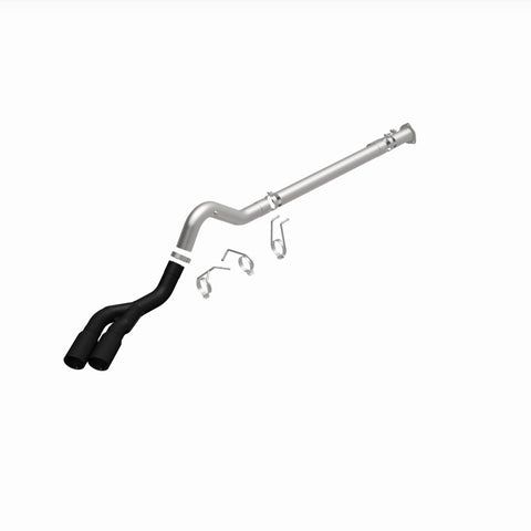 MagnaFlow 08-18 Ford F-250/F-350/F-450 4.6L/6.7 DPF-Back Black 4in Dual Single Rear Exit