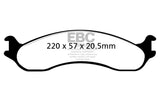 EBC 98-03 Dodge B250 B2500 Cargo 2500 Van 3/4 Ton Yellowstuff Front Brake Pads