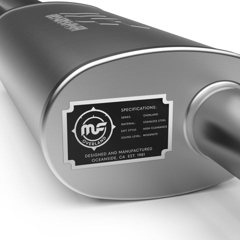 MagnaFlow 24-26 Ineos Grenadier Overland Series Black Chrome Cat-Back Performance Exhaust System