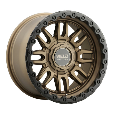 Weld Off-Road Swift 17x9in - 5x114.3 / 5x127 BP - ET-12 - 78.1mm CB- Satin Bronze Wheel & Black Ring