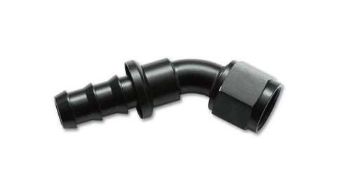 Vibrant Push-On 30 Degree Hose End Elbow Fitting Size -4AN