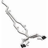 MagnaFlow BMW SPEQ Series Cat-Back Exhaust System Black Chrome
