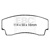 EBC 99-02 Noble M12 2.6 Twin Turbo Yellowstuff Rear Brake Pads