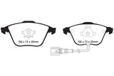 EBC Racing 06-12 Audi S3 (8P) 2.0T (PR-1LK) RP-1 Race Front Brake Pads