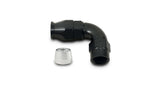 Vibrant 90 Degree High Flow Hose End Fitting for PTFE Lined Hose -16AN