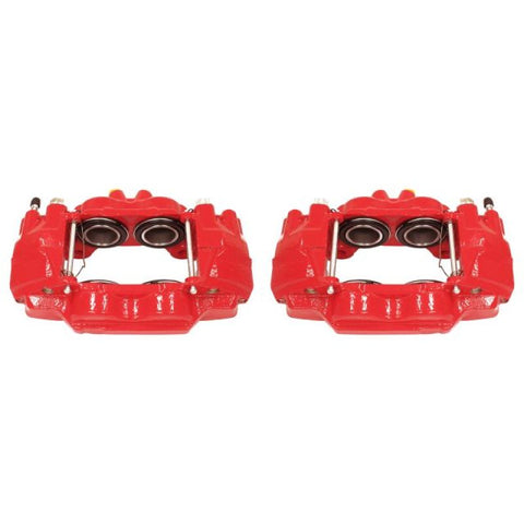 Power Stop 03-09 Toyota 4Runner Front Red Calipers w/o Brackets - Pair