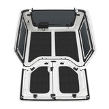 DEI 11-18 Jeep Wrangler JK 2-Door Boom Mat Complete Headliner Kit - 6 Piece - Black