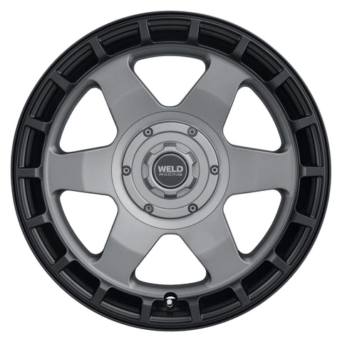 Weld Off-Road Ridge 20x9 - 6x135 / 6x139.7 BP - ET0 - 106.1mm CB - Satin Gunmetal Wheel (Black Ring)
