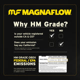 MagnaFlow Universal Catalytic Converter 2.50inch Angled Inlet