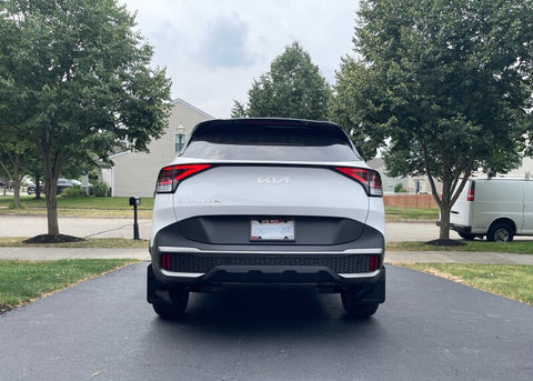 Rally Armor 23-26 Kia Sportage Black UR Mud Flap w/ Metallic Black Logo