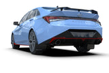 Rally Armor 22-23 Hyundai Elantra N & N Line Black UR Mud Flap w/Red Logo
