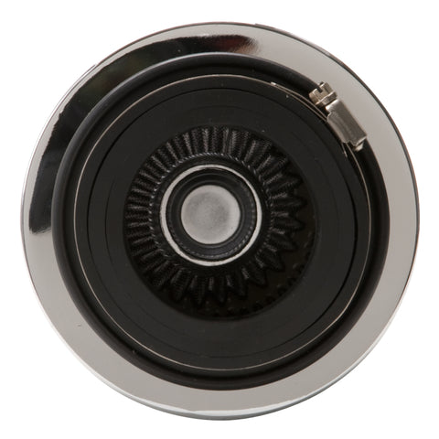 Edelbrock Air Filter Pro-Flo Series Conical 3 7In Tall Black/Chrome