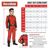 RaceQuip Black SFI-1 1-L Suit - Medium
