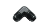 Vibrant -12AN 90deg Flare Union Fitting - Aluminum