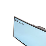 BLOX Racing 290mm Convex Mirror Black Frame Blue Tint