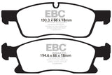 EBC 11+ Dodge Durango 3.6 Greenstuff Front Brake Pads