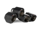 Akrapovic 2024+ BMW M5 (G90,G99) Hexagonal Carbon Fiber Tail Pipe Set