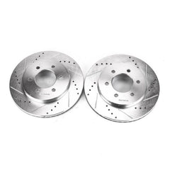 Power Stop 04-08 Ford F-150 Front Evolution Drilled & Slotted Rotors - Pair