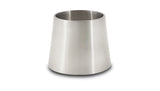Vibrant 1.5in x 1in 304 Stainless Steel Straight Reducer