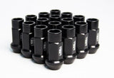 BLOX Racing Street Series Forged Lug Nuts - Black 12 x 1.5mm - Set of 16 (New Design)