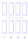 King Engine Bearings Hyundai G4KE / G4KC (Size +075) Rod Bearings (Set of 4)