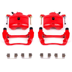 Power Stop 13-15 Acura ILX Front Red Calipers w/Brackets - Pair