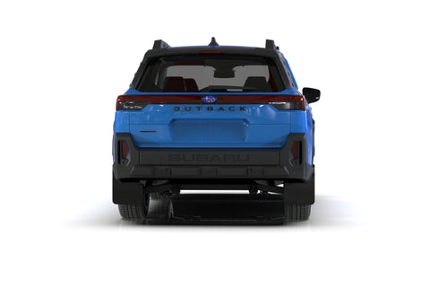 Rally Armor 2026 Subaru Outback (Incl. Wilderness) Black Mud Flap - Metallic Black Logo